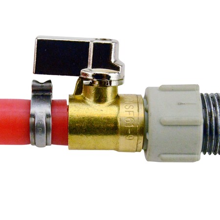 Apollo 1/2 in. PEX Barb x 1/2 in. Female Pipe Thread Brass Swivel Ball Valve APXFF1212S